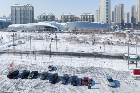 MAD Architects, China Wood Sculpture Museum, Harbin, China, Peking, Museum, Blob, Aluminium-Fassade, Bauen fr Despoten, Asien, Gehry Technolgogies