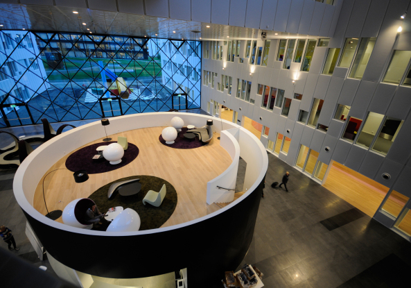 Oslo-Fornebu, A-Lab, a lab, Statoil Hydro, Office building, Brogebude in Oslo, Norwegen