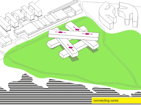 Oslo-Fornebu, A-Lab, a lab, Statoil Hydro, Office building, Brogebude in Oslo, Norwegen