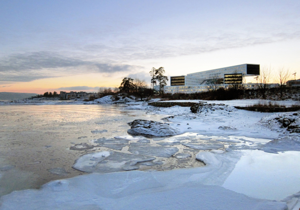 Oslo-Fornebu, A-Lab, a lab, Statoil Hydro, Office building, Brogebude in Oslo, Norwegen