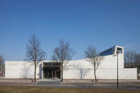70F Architecture (Almere), Bas ten Brinke, Carina Nilsson, Moravian Church Amsterdam, Kirche, Sakralbauten, Moderne Kirche, Evangelische Broeder Gemeente Amsterdam ZO, Mhren, mhrische Kirche, kortvoort