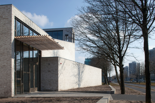 70F Architecture (Almere), Bas ten Brinke, Carina Nilsson, Moravian Church Amsterdam, Kirche, Sakralbauten, Moderne Kirche, Evangelische Broeder Gemeente Amsterdam ZO, Mhren, mhrische Kirche, kortvoort