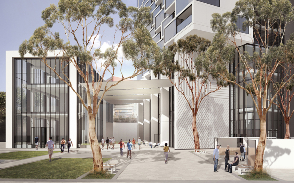 Hochhaus, Stadtentwicklung, Landmarke, Grimshaw Architects, Parramatta City, Australien