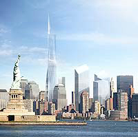 Neuer Entwurf fr das WTC-Areal in New York vorgestellt