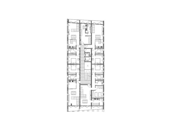 Wohnhaus, Sozialer Wohnungsbau, Assago, Mailand, abdaarchitetti