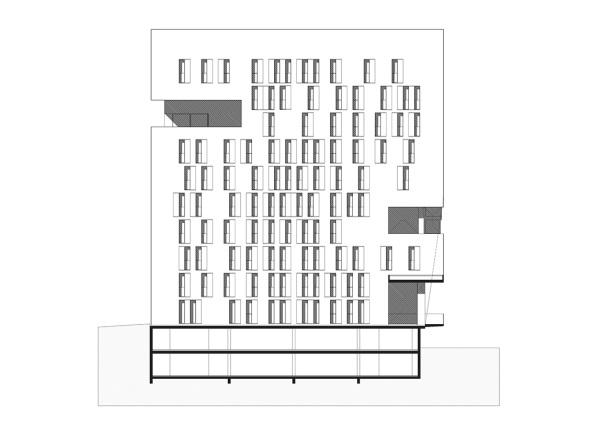 Wohnhaus, Sozialer Wohnungsbau, Assago, Mailand, abdaarchitetti