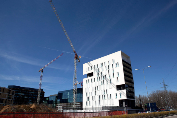 Wohnhaus, Sozialer Wohnungsbau, Assago, Mailand, abdaarchitetti