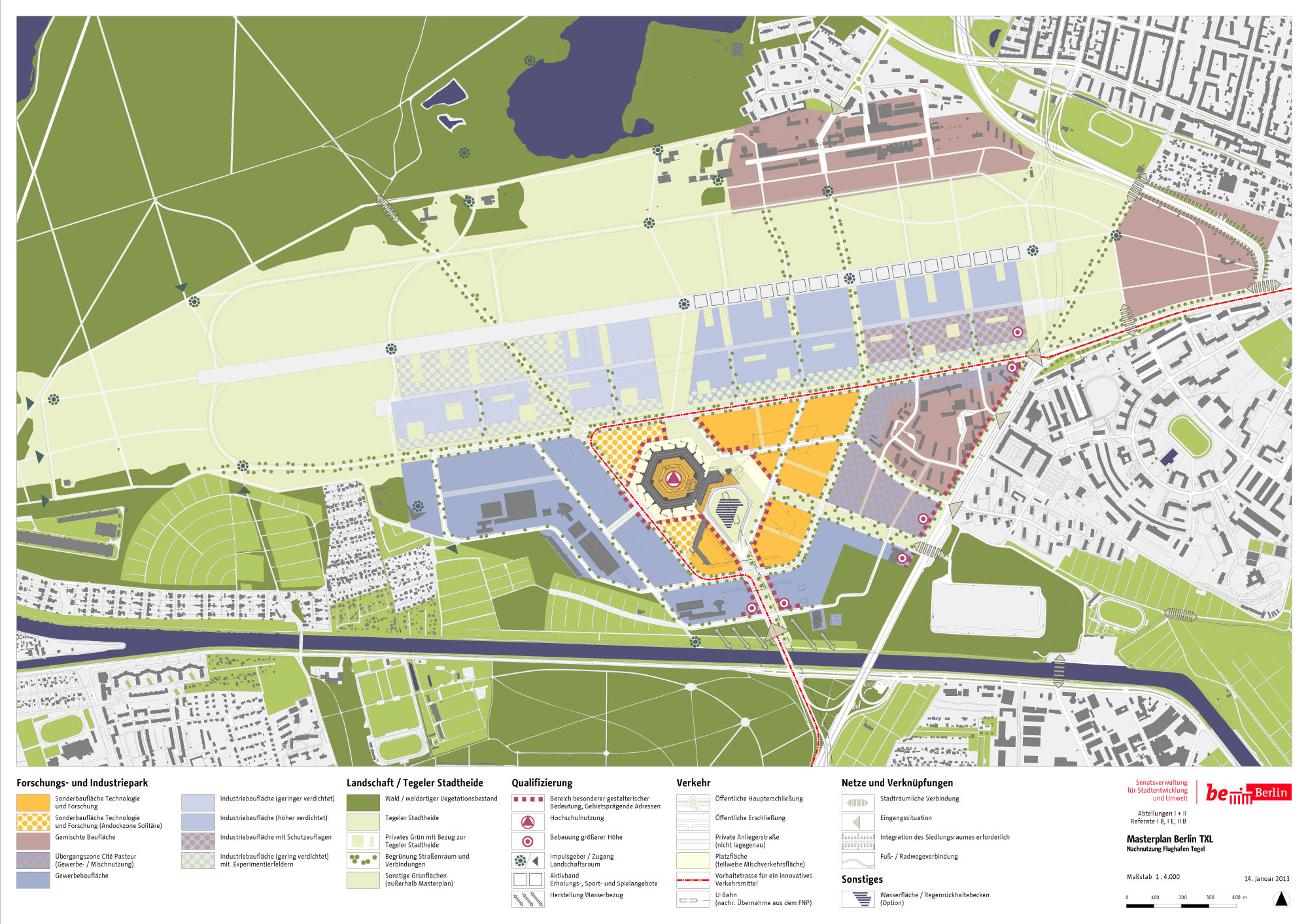 Masterplan für Flughafen Tegel verabschiedet / Next Stop: Urban