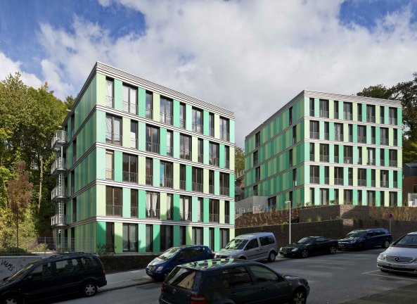 Anerkennung Neubau: Studentenwohnheim in Wuppertal von Architektur Contor Mller Schlter, Wuppertal