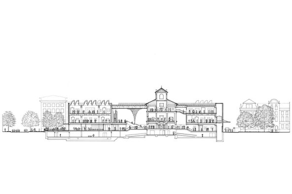 Lenbachhaus, Norman Foster, Foster + Partners, Museums-Sanierung, Fassade, Mnchen, Olafur Eliasson, Thomas Demand, Nigel Young, Sanierung des Lenbachhauses, Ausstellungsarchitektur, Klee, Kandinsky, Ausstellung, Wiedererffnung in Mnchen, Luisenstrae Mnchen