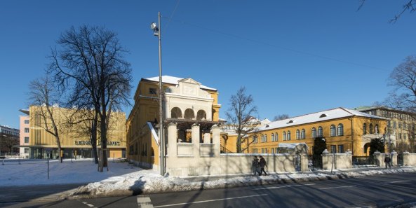 Lenbachhaus, Norman Foster, Foster + Partners, Museums-Sanierung, Fassade, Mnchen, Olafur Eliasson, Thomas Demand, Nigel Young, Sanierung des Lenbachhauses, Ausstellungsarchitektur, Klee, Kandinsky, Ausstellung, Wiedererffnung in Mnchen, Luisenstrae Mnchen