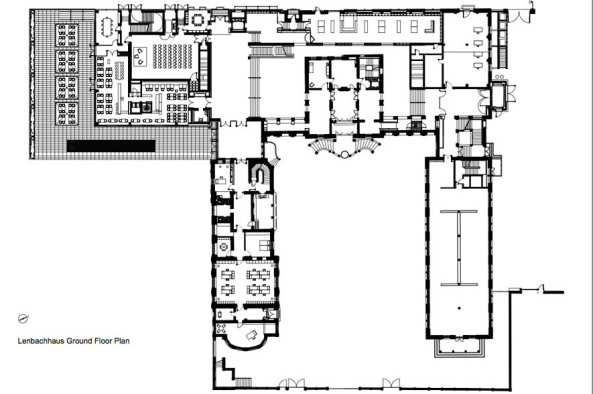 Lenbachhaus, Norman Foster, Foster + Partners, Museums-Sanierung, Fassade, Mnchen, Olafur Eliasson, Thomas Demand, Nigel Young, Sanierung des Lenbachhauses, Ausstellungsarchitektur, Klee, Kandinsky, Ausstellung, Wiedererffnung in Mnchen, Luisenstrae Mnchen