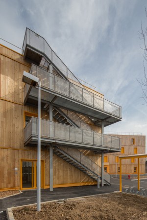 Seniorenwohnheim, Paris, Frankreich, VOUS ETES ICI Architectes