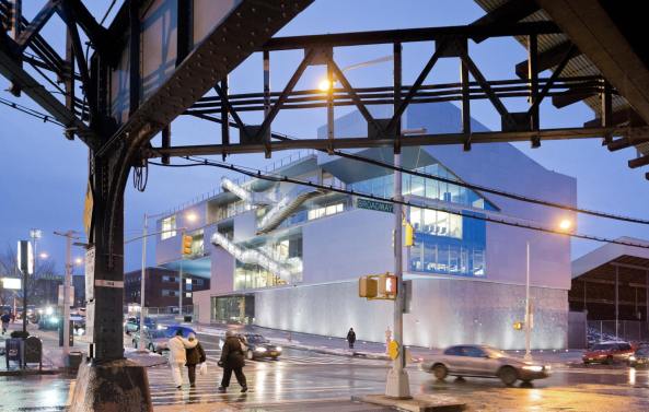 Campbell Sports Center, Steven Holl, Steven Holl Architects, New York, Manhattan, Columbia University Campus, Leichtathletik-Halle