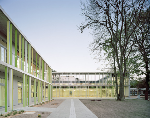 Schule, Sporthalle, Montessori-Pdagogik, Wulf Architekten, Karlsruhe