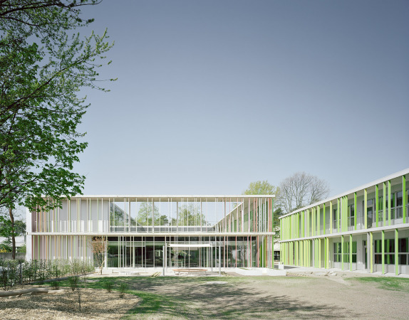 Schule, Sporthalle, Montessori-Pdagogik, Wulf Architekten, Karlsruhe