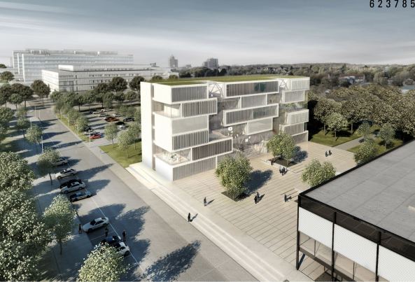 Wettbwewerb Neubau eines Seminargebudes der Fachbereiche Architektur und Bauingenieurwesen, Hochschule Bochum