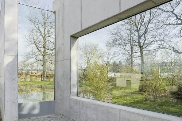 Anlage f�r afrikanische Menschenaffen, Gorillas, Bonobos,  Wilhelmina, Stuttgart, Hascher Jehle Architekten, Zoo, Gehege, Bauen f�r Tiere, Gorilla- und Bonobogehege, Zoo Stuttgart, Affen, Affenhaus