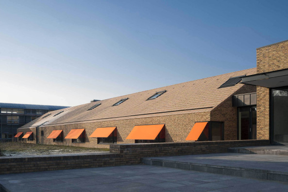 Schule, Erweiterungsbau, ADP Architecten, Berlage, Ziegel, Niederlande