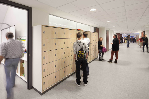 Schule, Erweiterungsbau, ADP Architecten, Berlage, Ziegel, Niederlande