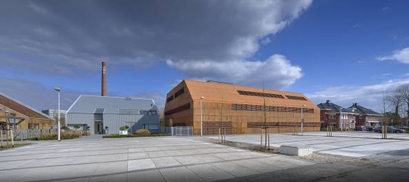 Gesundheitszentrum, Cortenstahl, Schuppen, Scheune, Versseput Architecten, Utrecht