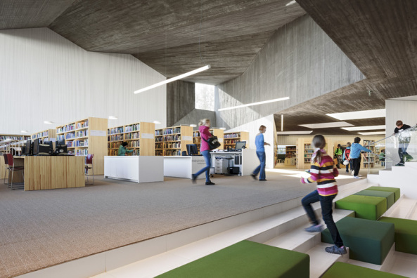 Bibliothek, Alvar Aalto, JKMM Architects, Seinjoki, Finnland