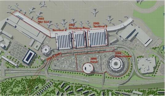 Erweiterungsbau des Hamburger Flughafens eingeweiht