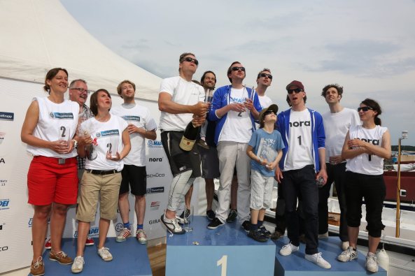 e2a gewinnt die BauNetz Sail 2013