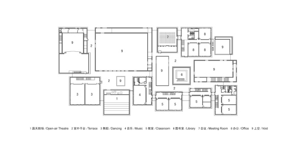 Jugendzentrum, Qingpu, Schanghai, Atelier Deshaus