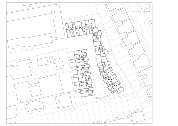 Wohnsiedlung, Maisonette, Inglis Badrashi Loddo Architects, London