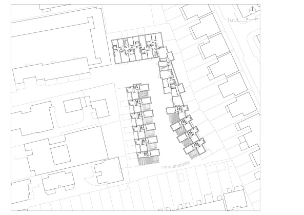 Wohnsiedlung, Maisonette, Inglis Badrashi Loddo Architects, London