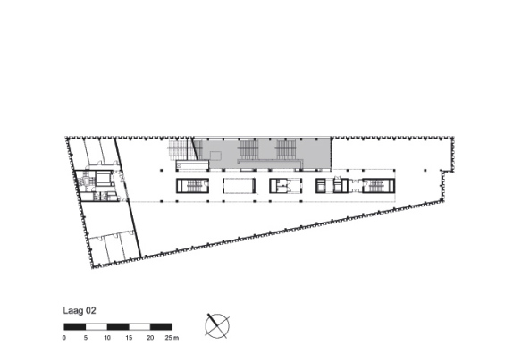 Neutlings Riedijk Architects, Neutlings Riedijk, Rozet, rozet culture house, Kulturzentrum, Arnheim, Kenniscluster, Berg des Wissens, Treppe, Bchertreppe, Bartokplein Arnhem