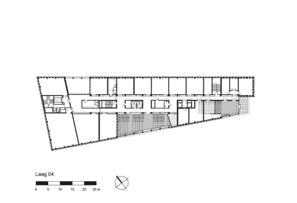 Neutlings Riedijk Architects, Neutlings Riedijk, Rozet, rozet culture house, Kulturzentrum, Arnheim, Kenniscluster, Berg des Wissens, Treppe, Bchertreppe, Bartokplein Arnhem