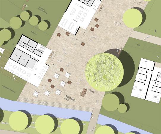 2. Preis: K9 Architekten mit Faktor Gr�n, Situation
