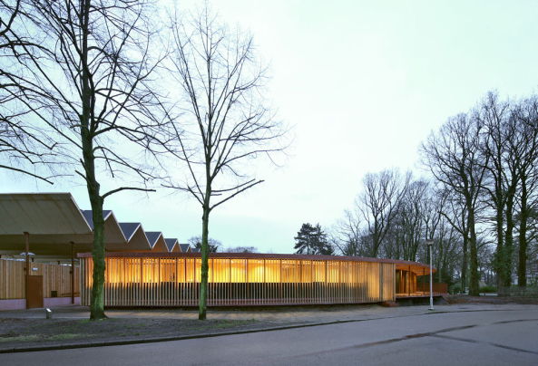 Kindergarten-Wirtschaftshof in Antwerpen