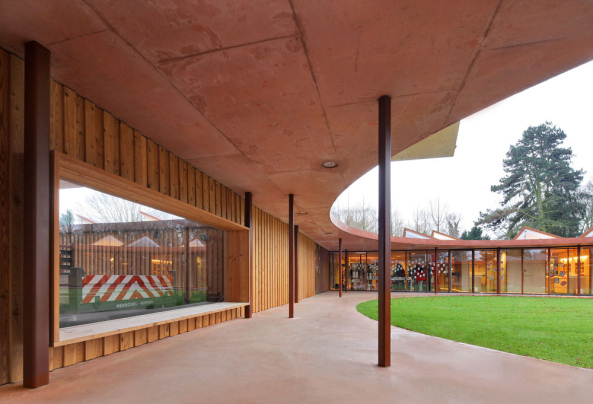 Kindergarten-Wirtschaftshof in Antwerpen