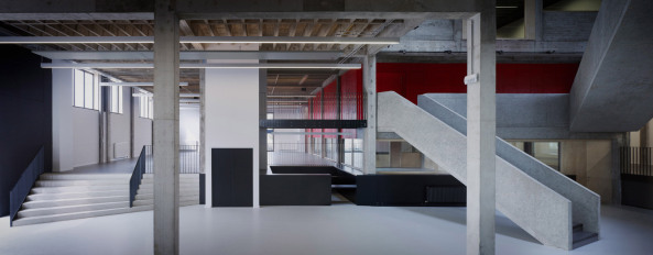 Treppenlabyrinth,  AVDK Architecten Vande Kerckhove (Kortrijk), University College Howest, Stairs, Steps, Treppenskulptur, Piranesi, Harry Potter, Game Design