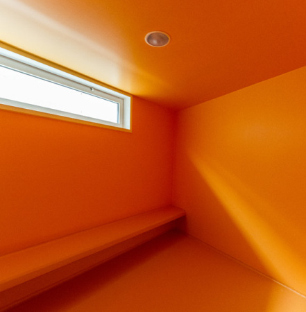 Pfarrzentrum, Betonskulptur, Bergamo, Gianluca Gelmini, Italien