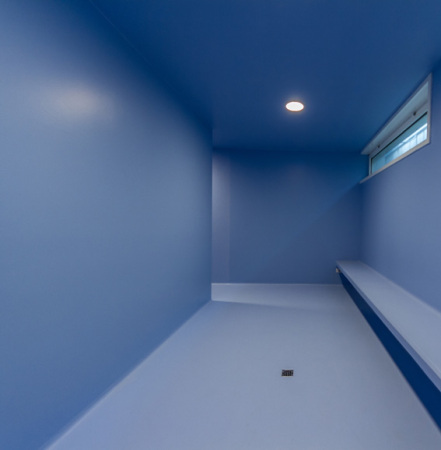 Pfarrzentrum, Betonskulptur, Bergamo, Gianluca Gelmini, Italien