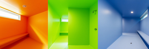 Pfarrzentrum, Betonskulptur, Bergamo, Gianluca Gelmini, Italien