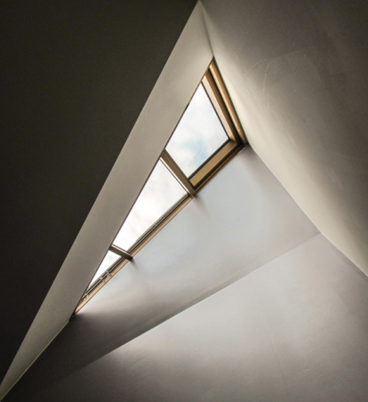 Pfarrzentrum, Betonskulptur, Bergamo, Gianluca Gelmini, Italien