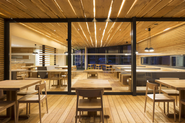 Mostschnke, Gastraum, Holzbau, Haas Architektur