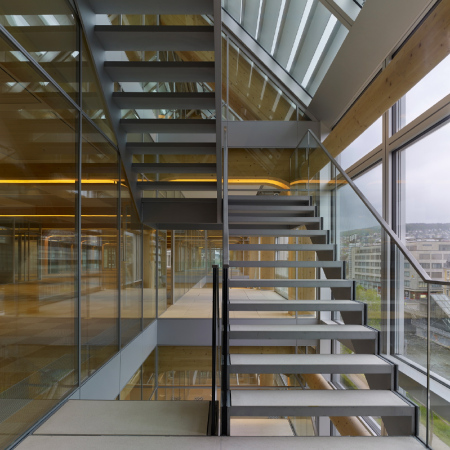 Werdtstrasse, Zrich, Tamedia, Holzbau, Shigeru Ban, Broneubau, Holzkonstruktion, Doppelfassade, Tamedia-Neubau, Werdareal Zrich, Holz, Nachhaltiges Bauen