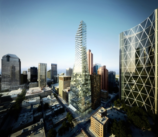 Bjarke Ingels Group, Calgary, Telus Tower, Hochhausturm, Kanada, BIG