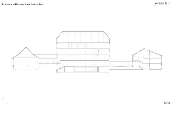 Schulerweiterung, Beton, Wildrich Hien Architekten, Nidau, Schweiz
