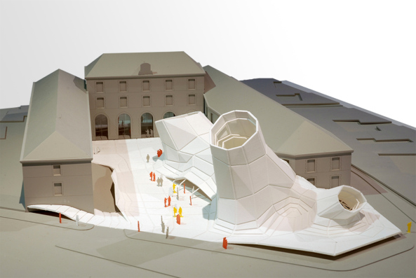 FRAC Centre in Orlans, Jakob + MacFarlane, Blob, Les trois Turbulences, Die Drei Turbulenzen, Kulturzentrum in Frankreich, ArchiLab