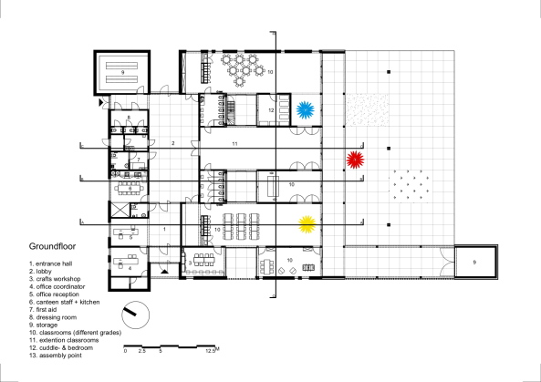 Kita; Hort; After-school Child Care Gistel; BURO II & ARCHI+I
