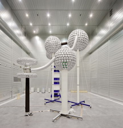 Hochspannungslabor im Baskenland