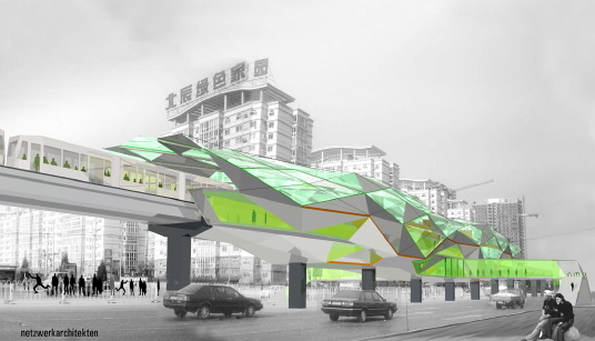 U-Bahn-Station in Peking von netzwerkarchitekten fertig gestellt  ohne Beteiligung der Entwerfer