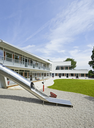 Kita, Neubau, Dachlandschaft, Kppel + Klieber Architekten, Stuttgart